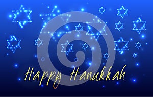 Jewish holiday Hanukkah Greeting Card