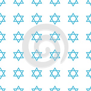 Jewish holiday Hanukkah seamless pattern.