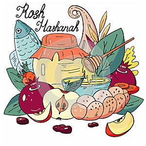 Jewish holiday Rosh-Hashanah, sweet new year