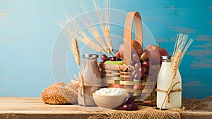 Jewish holiday shavuot concept