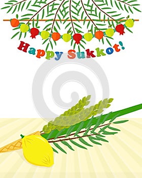 Jewish holiday of Sukkot, four species