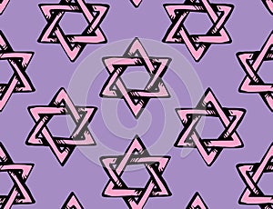 Jewish holiday symbol. Vector drawing