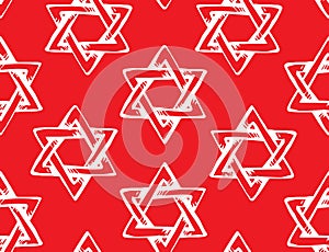 Jewish holiday symbol. Vector drawing