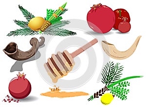 Jewish Holidays Symbols Pack