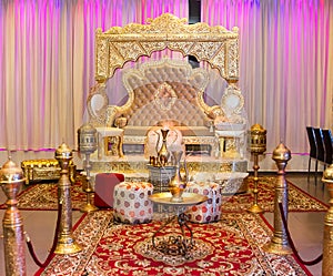 Jewish Hupa , wedding putdoor .