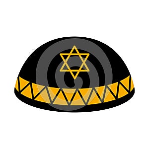 Jewish kippah icon