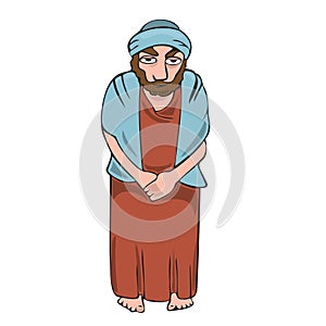 Jewish man in ancient clothes