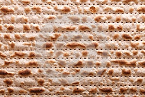 Jewish matzah kosher macro horizontal background