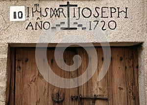 Jewish neighborhood door