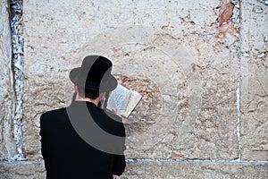 Jewish Prayer at Western Wall