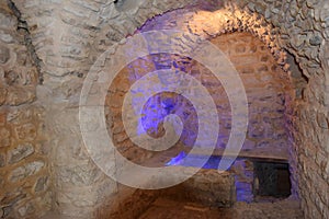 Jewish residential quarter  of the early middle ages, old town of Safed, Israel