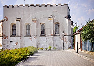 Jewish synagogue in Szydlow, Poland