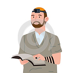 jewish tefillin man prayer