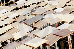 Jewish wooden pray tables stand with rows for reading book Torah