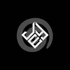 JEY letter logo design on black background. JEY creative initials letter logo concept. JEY letter design