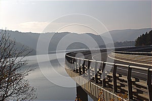 Jezero Celije Bridge over lake Celije