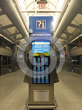 JFK Airport Airtrain Station in New York