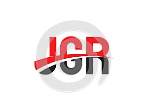 JGR Letter Initial Logo Design Vector Illustration