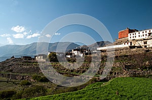 Jharkot at sunset