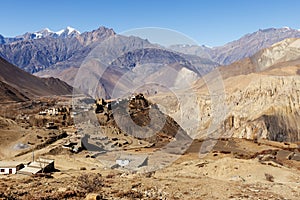 Jharkot village view