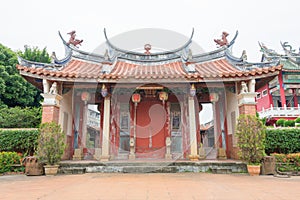 Jhen Wen Academy in Xiluo, Yunlin, Taiwan. a former tutorial academy was originally built in 1797