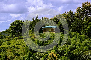 The Jhum house is a temporary housing for living. This photo was taken from Meghla, Bandarban,Chittagong, Bangladesh