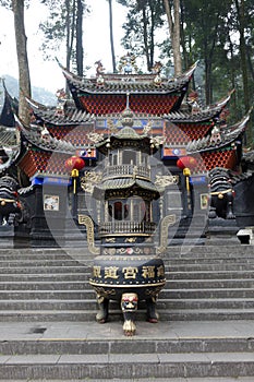 Jianfu palace in Qingcheng mountain