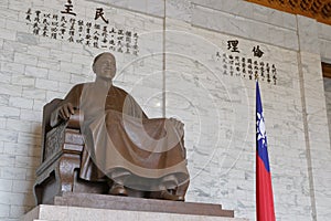 Jiangjieshi seated statue