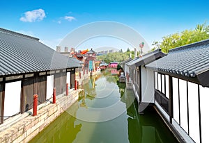 Jiangnan Style Town, Xi`an, Shaanxi, China