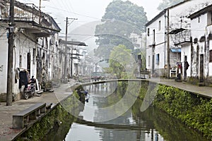 Jiangxi, china: small village in wuyuan