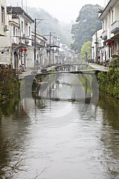 Jiangxi, china: small village in wuyuan