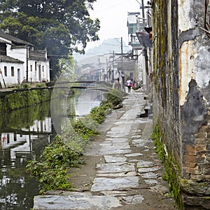 Jiangxi, china: small village in wuyuan