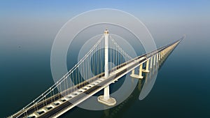 Jiaozhouwan bridge qingdao china photo