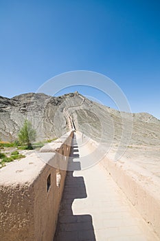 Jiayuguan ancient Great Wall