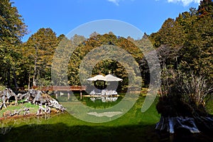 Jiemei Sister Lakes, sisters pond in in Alishan National Forest Recreation Area, situated in Alishan Township, Chiayi ,