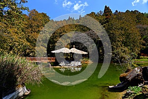 Jiemei Sister Lakes, sisters pond in in Alishan National Forest Recreation Area, situated in Alishan Township, Chiayi ,