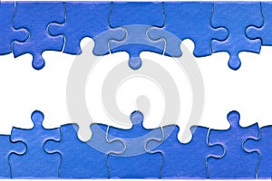 Jigsaw header and footer photo