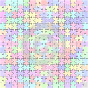 Jigsaw puzzle blank template 225 pieces