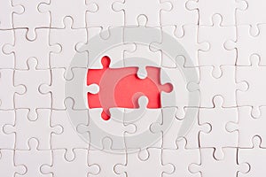 Jigsaw puzzle game texture incomplete or missing piece