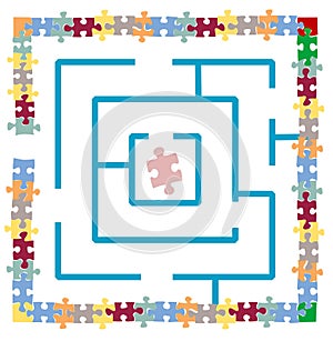 Jigsaw Puzzle Maze