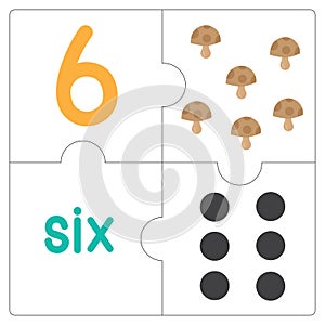 The jigsaw puzzle number-6