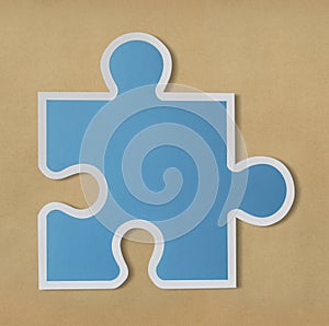 Jigsaw puzzle piece strategy icon