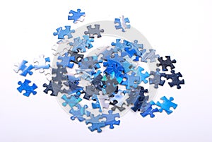 Jigsaw puzzle pieces