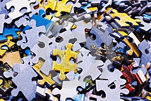 Jigsaw puzzle pieces