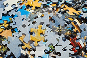 Jigsaw puzzle pieces