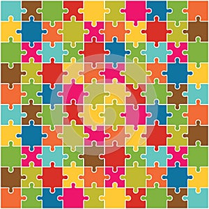 Jigsaw Puzzle Pieces Vector