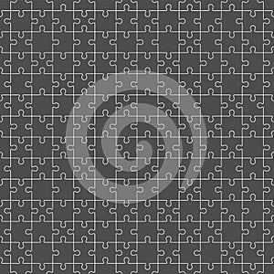 Jigsaw Puzzle seamless pattern photo