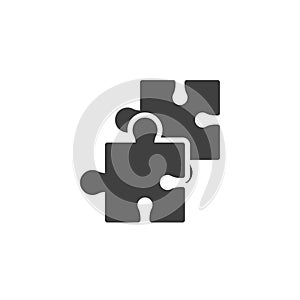 Jigsaw Puzzle vector icon