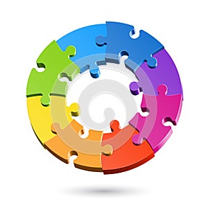 Jigsaw puzzle wheel