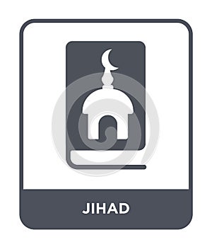 jihad icon in trendy design style. jihad icon isolated on white background. jihad vector icon simple and modern flat symbol for